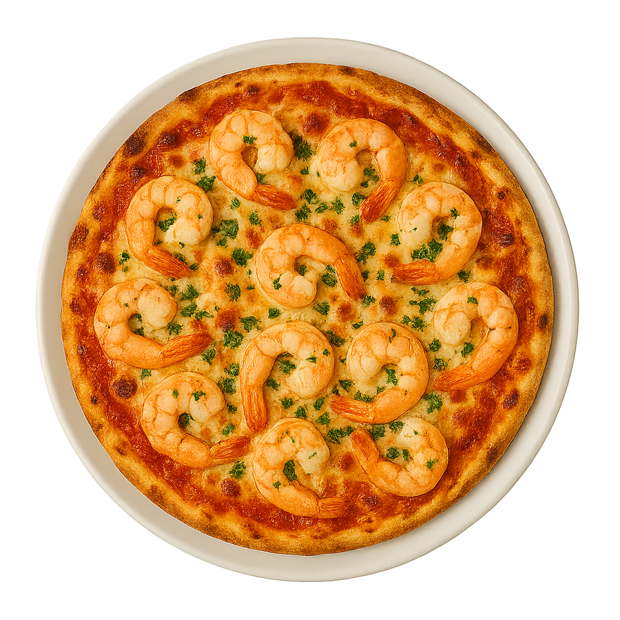 Garlic Prawns Pizza