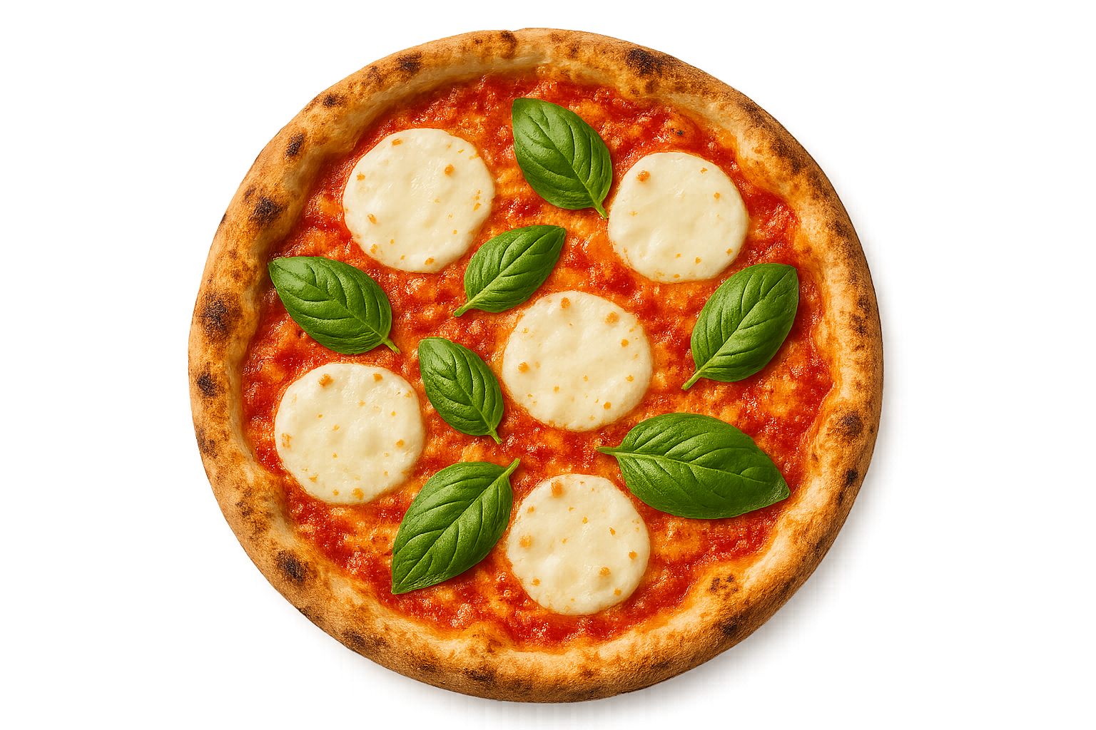 margarita pizza transparent background