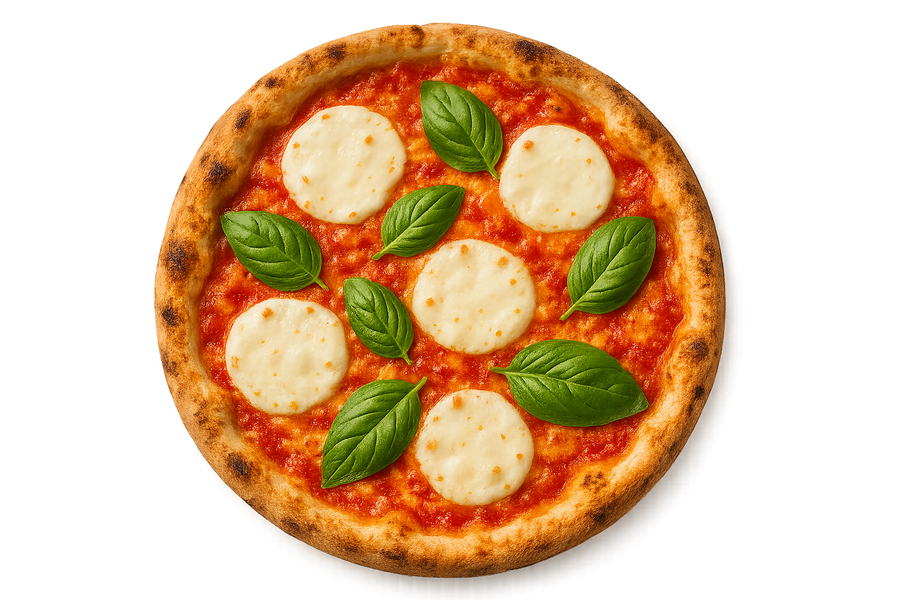 margarita pizza transparent background