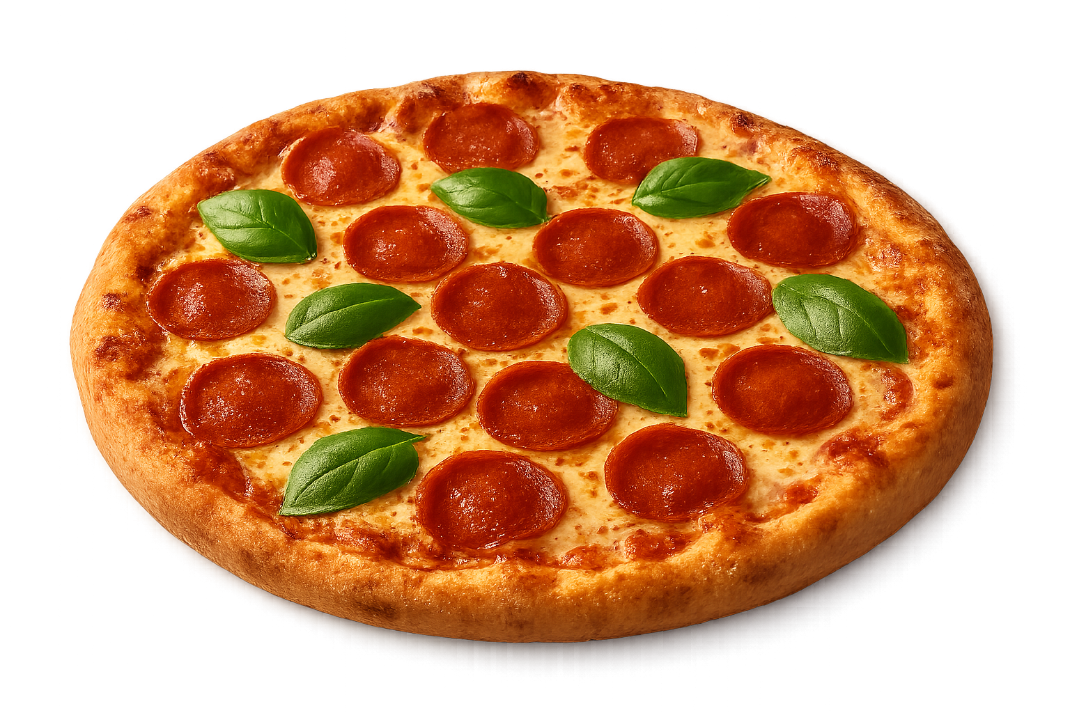 pizza with transparent background